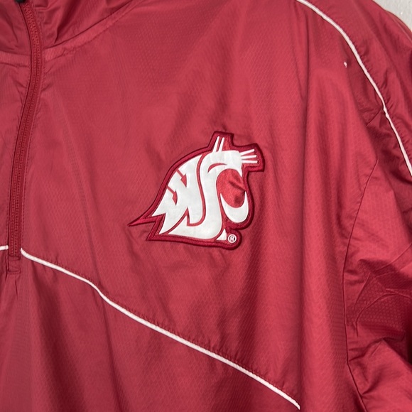 Nike Jacket Men Extra Large Windbreaker Maroon WSU Cougars Pullover College - Picture 5 of 12